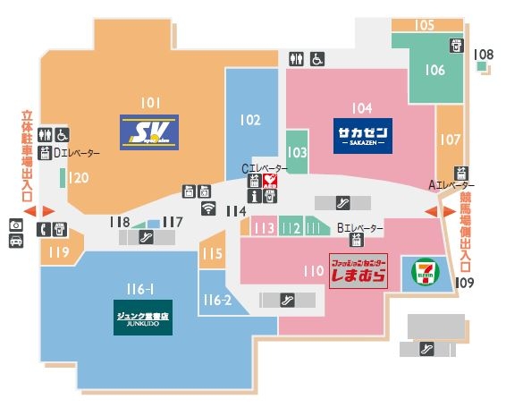 1f フロアガイド Vivit南船橋 ビビット南船橋